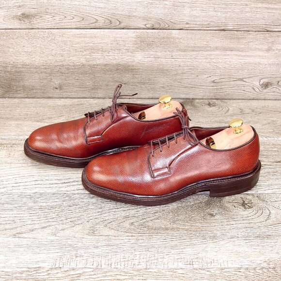 Allen Edmonds LEEDS 8 B Narrow Cognac Grain * add $15 new Cedar Trees main image 6
